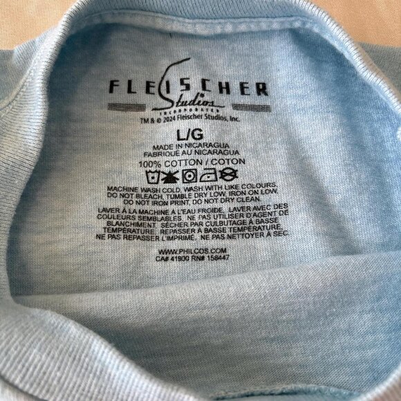 Betty Boop Baby Blue Christmas Tee - Picture 3 of 5